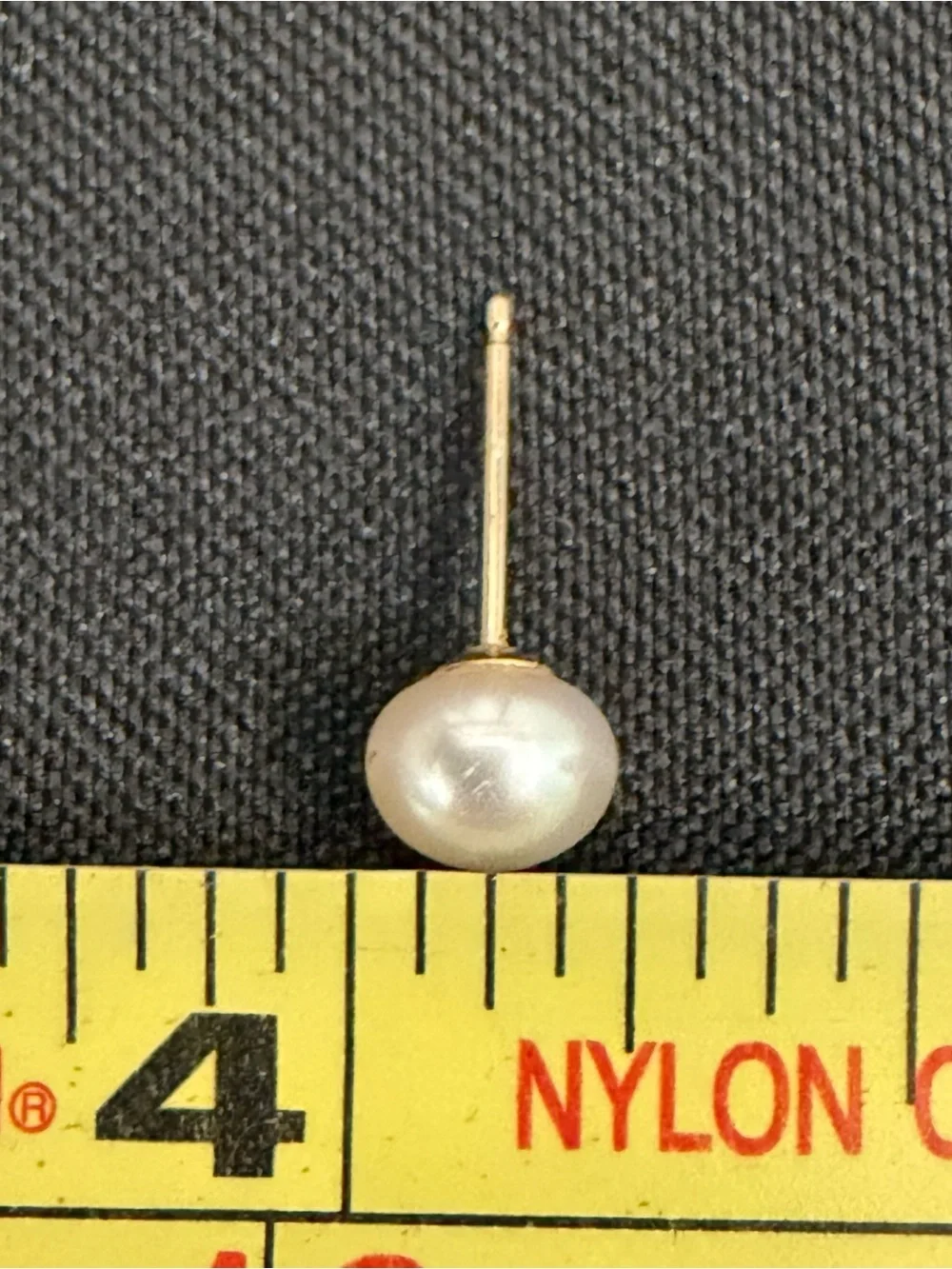Vintage Pearl & 10k Gold Stud Earrings Coastal Grandma VTG Retro Classic Elegant